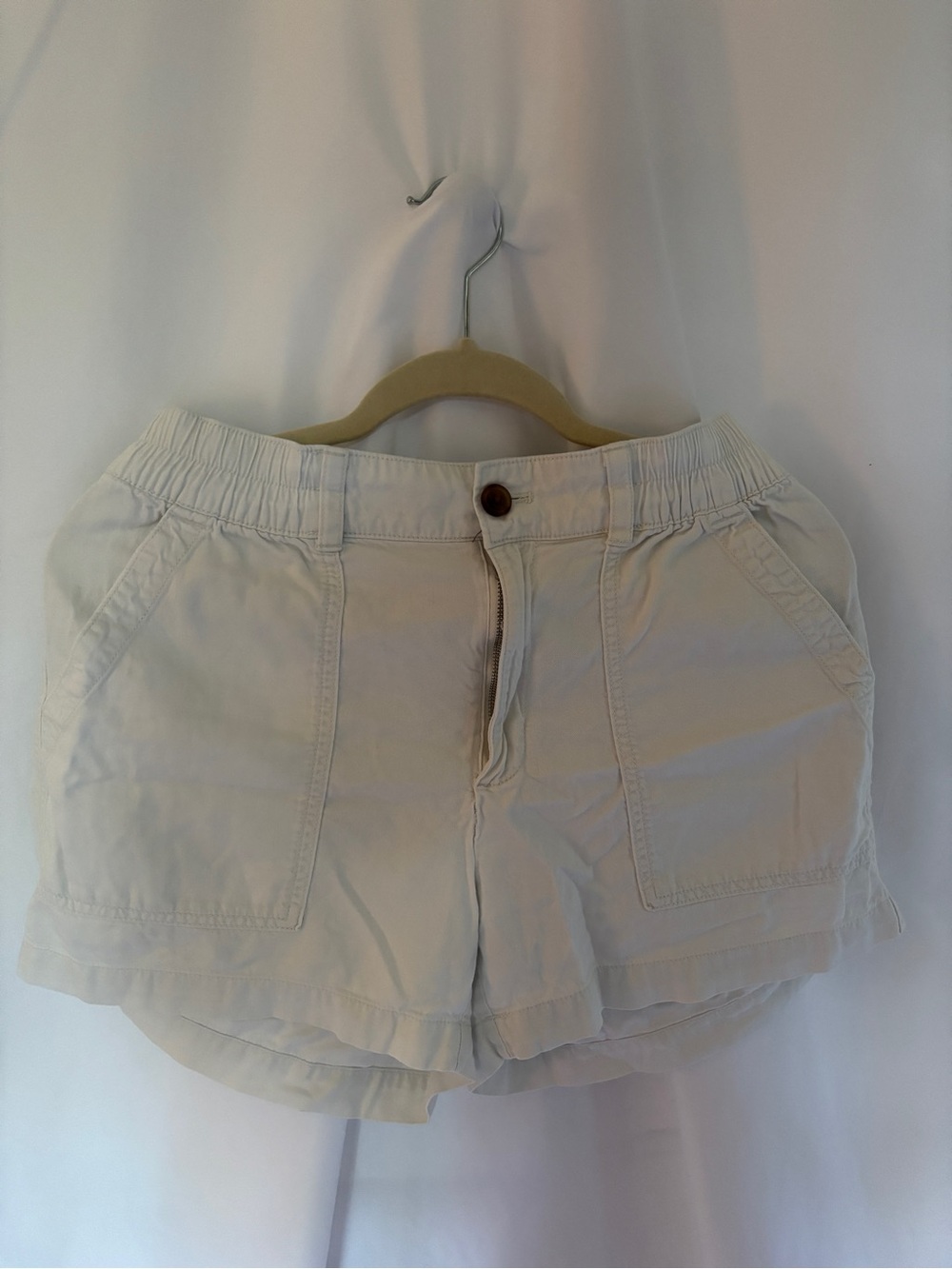 Gap Classic Women's Cotton Drawstring Shorts - Cream
